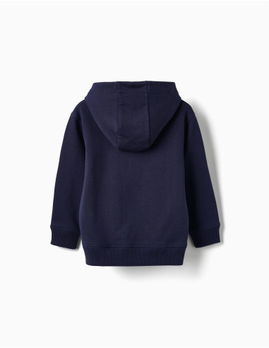 SUDADERA CAPUCHA MARINO