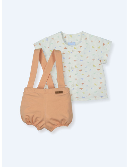CONJUNTO BOMBACHO AVIONES PAPEL