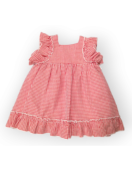 VESTIDO VICHY ROJO