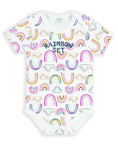 PACK 2 BODIES MANGA CORTA ARCO IRIS