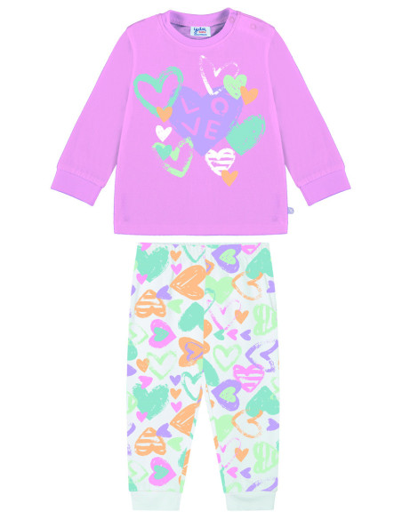 PIJAMA 2 PIEZAS BEBÉ CUORE