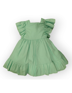 VESTIDO VUELO MANGA VOLANTE