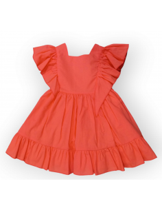 VESTIDO VUELO MANGA VOLANTE