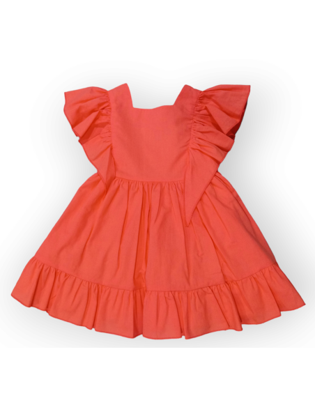 VESTIDO VUELO MANGA VOLANTE