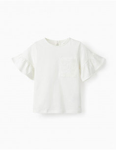CAMISETA BOLSILLO BORDADO
