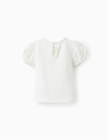 CAMISETA BEBÉ MANGA FAROL TROQUELADA