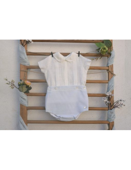 CONJUNTO CEREMONIA LINO RANITA CELESTE
