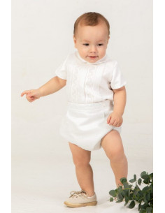 CONJUNTO CEREMONIA BLANCO ROTO