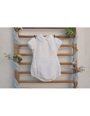 CONJUNTO CEREMONIA BLANCO ROTO