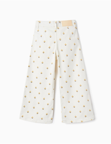 PANTALÓN ESTAMPADO PIERNA ANCHA
