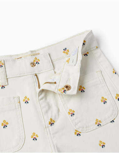 PANTALÓN ESTAMPADO PIERNA ANCHA