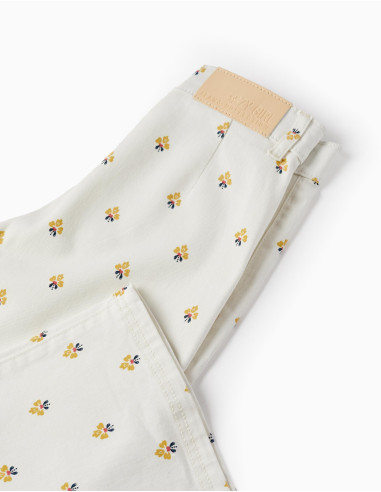 PANTALÓN ESTAMPADO PIERNA ANCHA