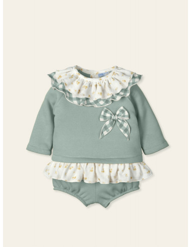 CONJUNTO SUDADERA RANITA NIÑA ABRAZAR