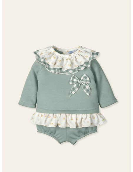 CONJUNTO SUDADERA RANITA NIÑA ABRAZAR
