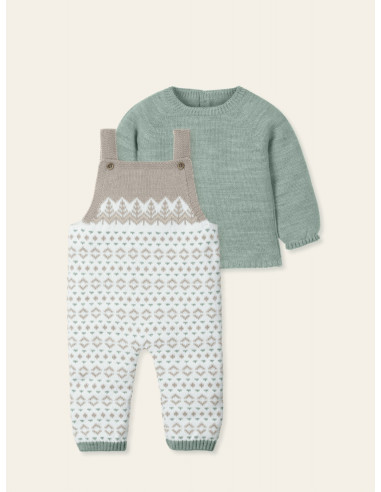 CONJUNTO PETO LARGO JACQUARD EMOCIONAR