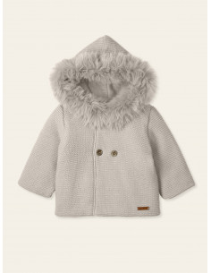 CHAQUETA DOBLE PUNTO PELO...