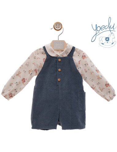 CONJUNTO BEBÉ PETO "familia PINCEL"