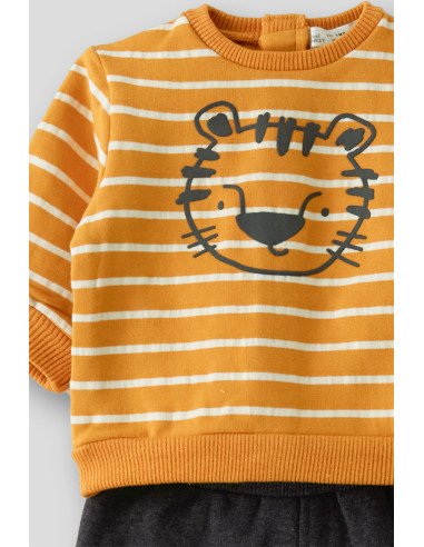 CHÁNDAL BEBÉ NIÑO TIGRE