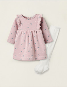 VESTIDO BEBÉ TÉRMICO HOJITAS