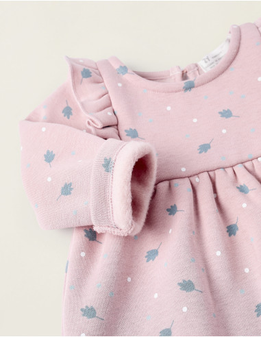 VESTIDO BEBÉ TÉRMICO HOJITAS