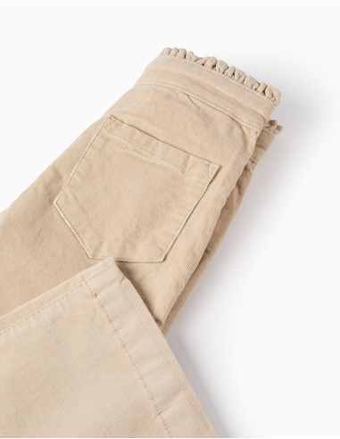PANTALÓN CULOTTE PANA BEIGE