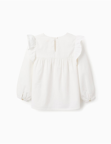 BLUSA BORDADA MANGA LARGA