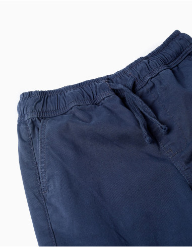 PANTALÓN CARGO MARINO SLIM FIT