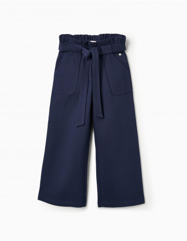 PANTALÓN PATA ANCHA PUNTO MARINO