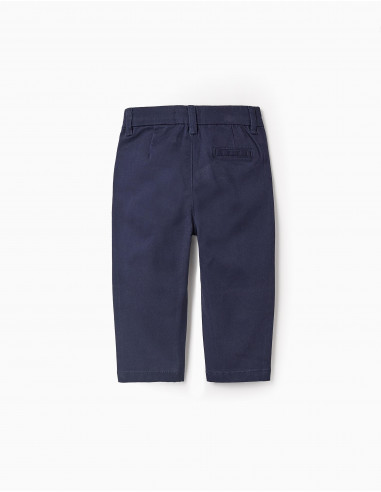PANTALÓN CHINO SARGA BEBÉ MARINO
