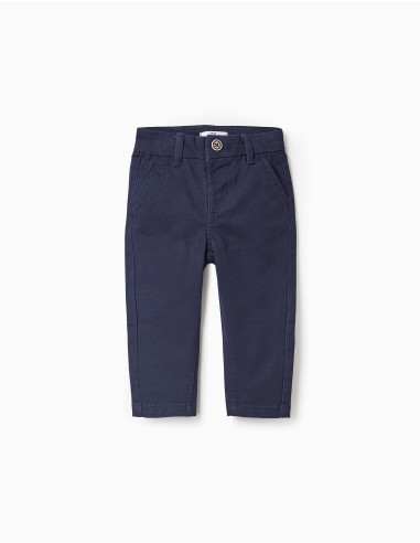PANTALÓN CHINO SARGA BEBÉ MARINO