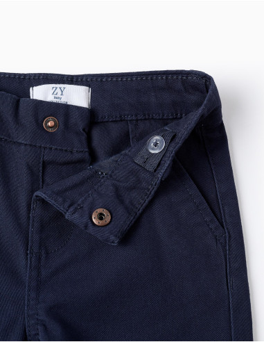 PANTALÓN CHINO SARGA BEBÉ MARINO