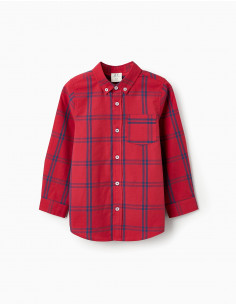 CAMISA NIÑO CUADROS