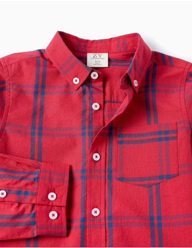 CAMISA NIÑO CUADROS