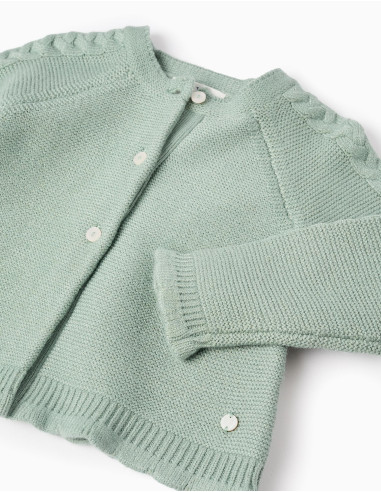 CHAQUETA PUNTO TRENZA