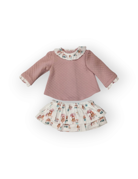 CONJUNTO RANITA VOLANTA "MUÑECAS"