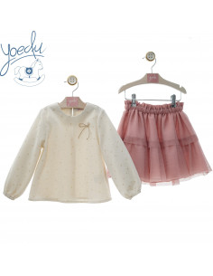 CONJUNTO FALDA TUL familia LUZ