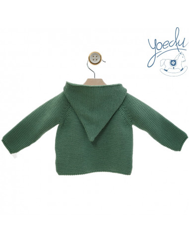 JERSEY BEBÉ PUNTO BOBO CAPUCHA