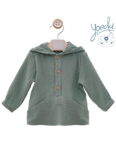 CAMISA BEBÉ CAPUCHA BÁMBULA