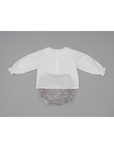 CONJUNTO RANITA FLOR LIBERTY