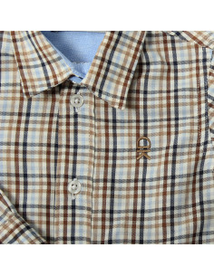 CAMISA BEBÉ CUADROS