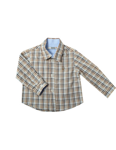 CAMISA BEBÉ CUADROS