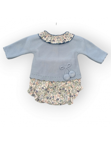 VALENTINA CONJUNTO BEBÉ RANITA FLORES...
