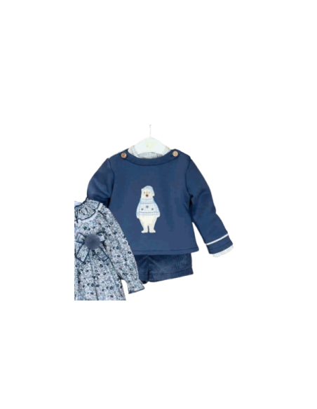 VALENTINA CONJUNTO SUDADERA OSO