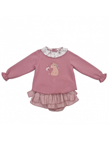 VALENTINA CONJUNTO ROSA OSITO
