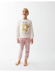 PIJAMA NIÑA TUNDOSADO SHINE