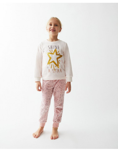 PIJAMA NIÑA TUNDOSADO SHINE