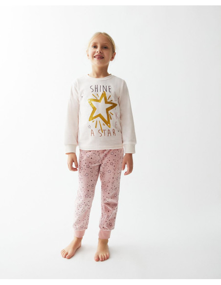 PIJAMA NIÑA TUNDOSADO SHINE