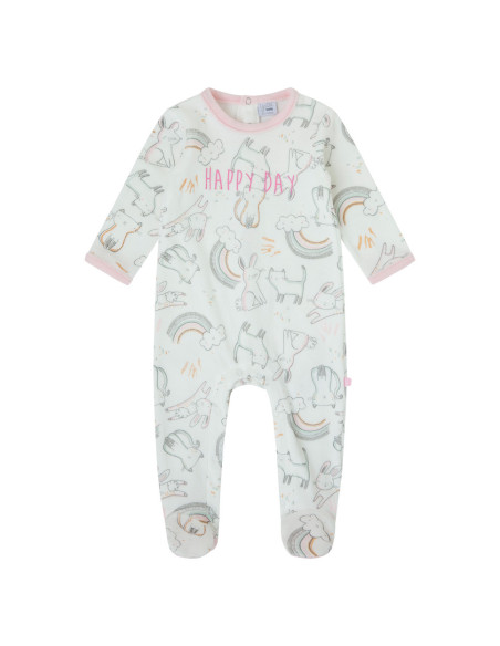 PIJAMA ENTERO BEBÉ HAPPY DAY
