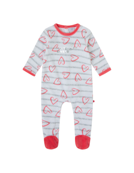 PIJAMA ENTERO TUNDOSADO CORAZONES