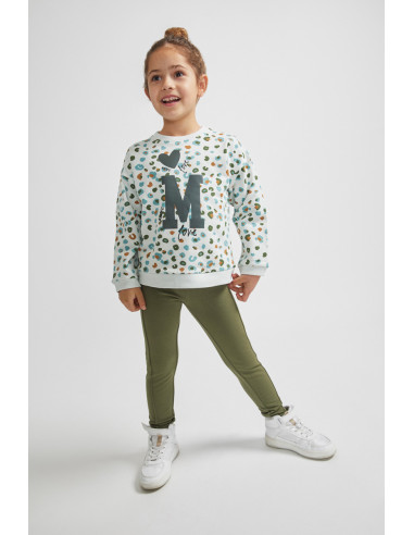 CONJUNTO LEGGINGS ANIMAL PRINT VERDE